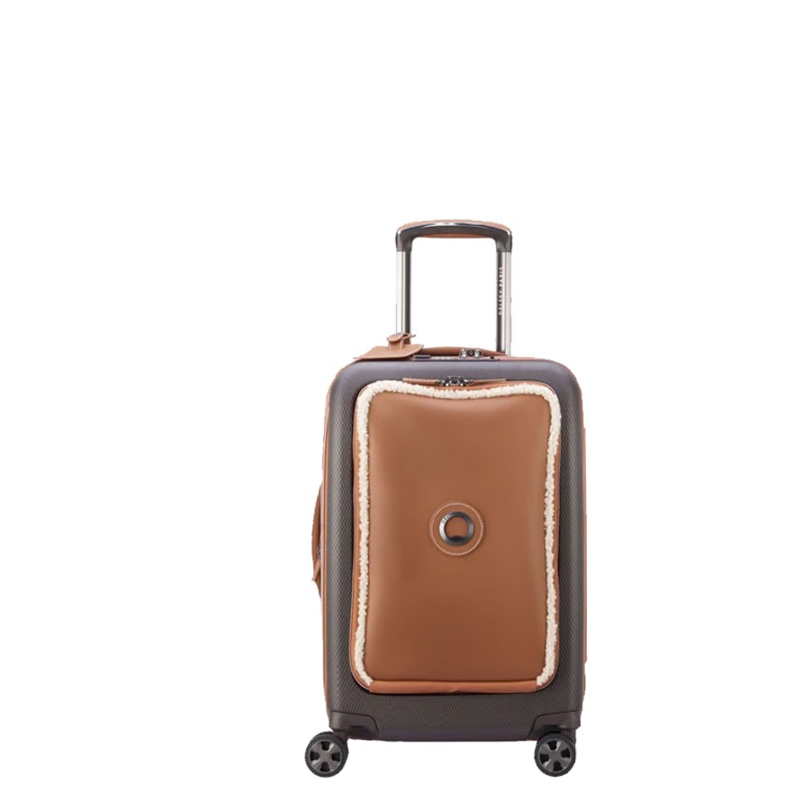 Bagages Delsey Valise Cabine Delsey | Valise Cabine Business 55Cm Chatelet Air 2.0 Delsey Marron