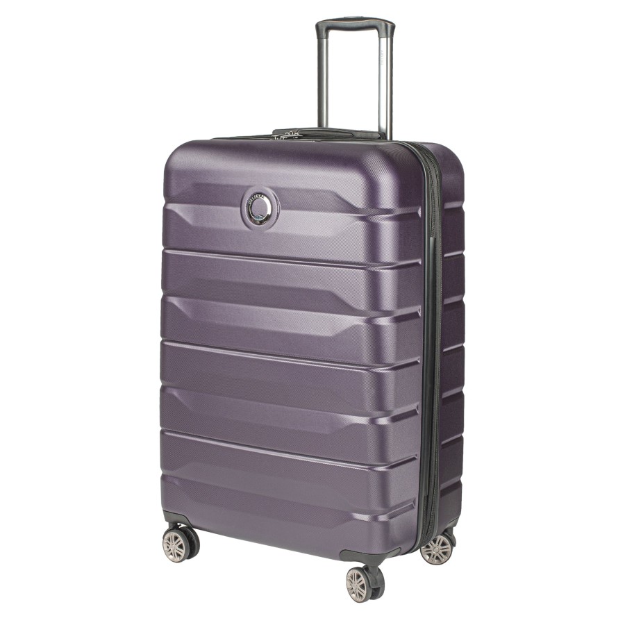 Bagages Delsey Valise 4 Roues Rigide | Valise Extensible 77Cm Air Armour Delsey Violet