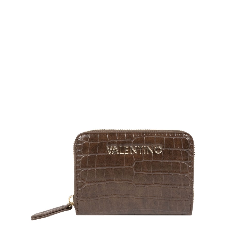 Femme Valentino Porte Monnaie | Porte Monnaie Fire Re Valentino Marron