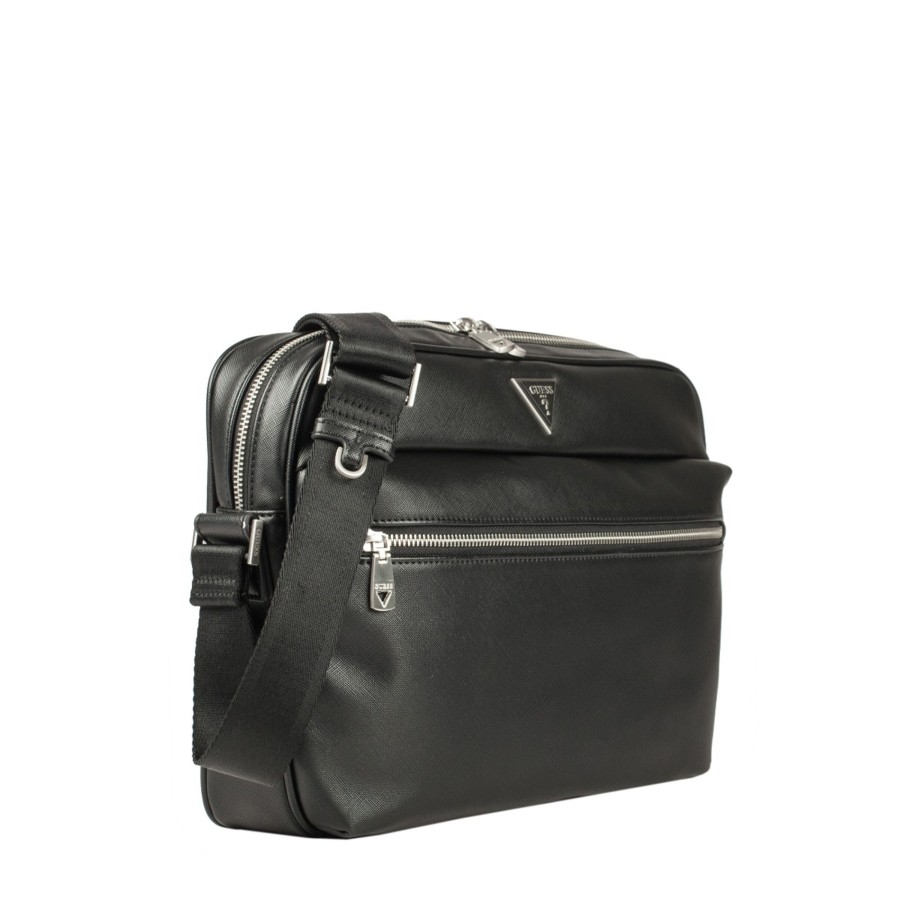 Homme Guess Serviette/Cartable | Sac A Bandouliere Certosa