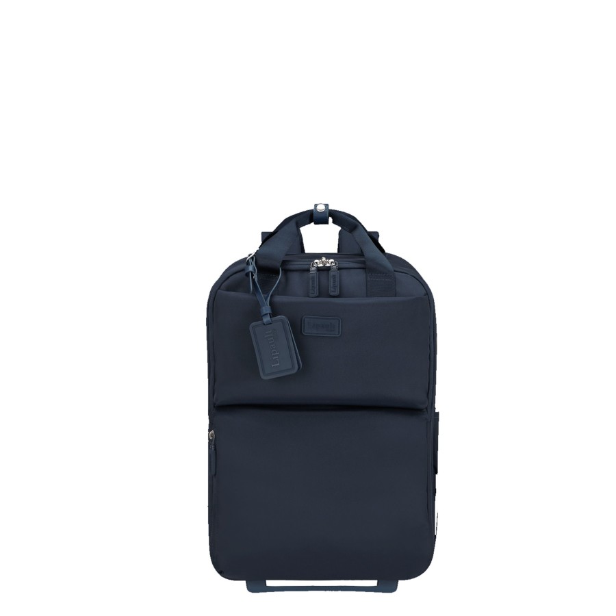 Bagages Lipault Valise 2 Roues Souple | Sac A Dos A Roulettes 4Biz Lipault Bleu