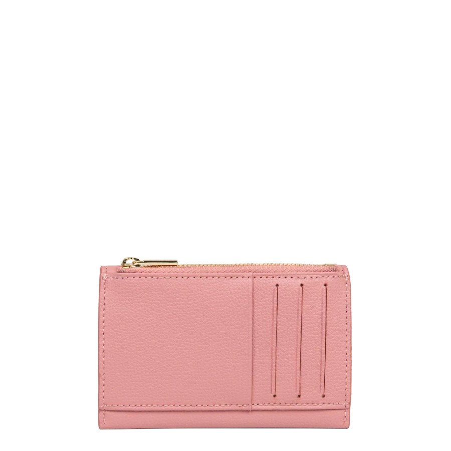 Femme Lancaster Porte Cartes | Porte Cartes En Cuir Zoe Lancaster Rose