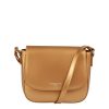 Femme Lancaster Sac Porte Epaule | Sac Trotteur En Cuir Suave Even Lancaster Terracotta