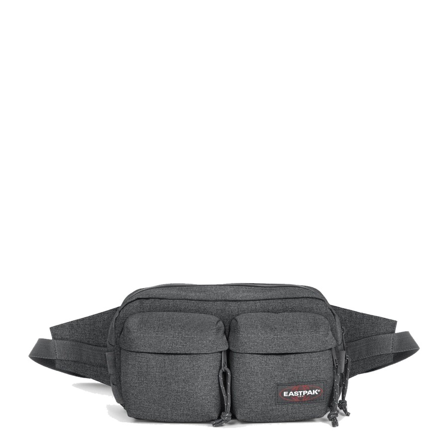 Femme Eastpak Banane | Banane Bumbag Double Eastpak Black Denim