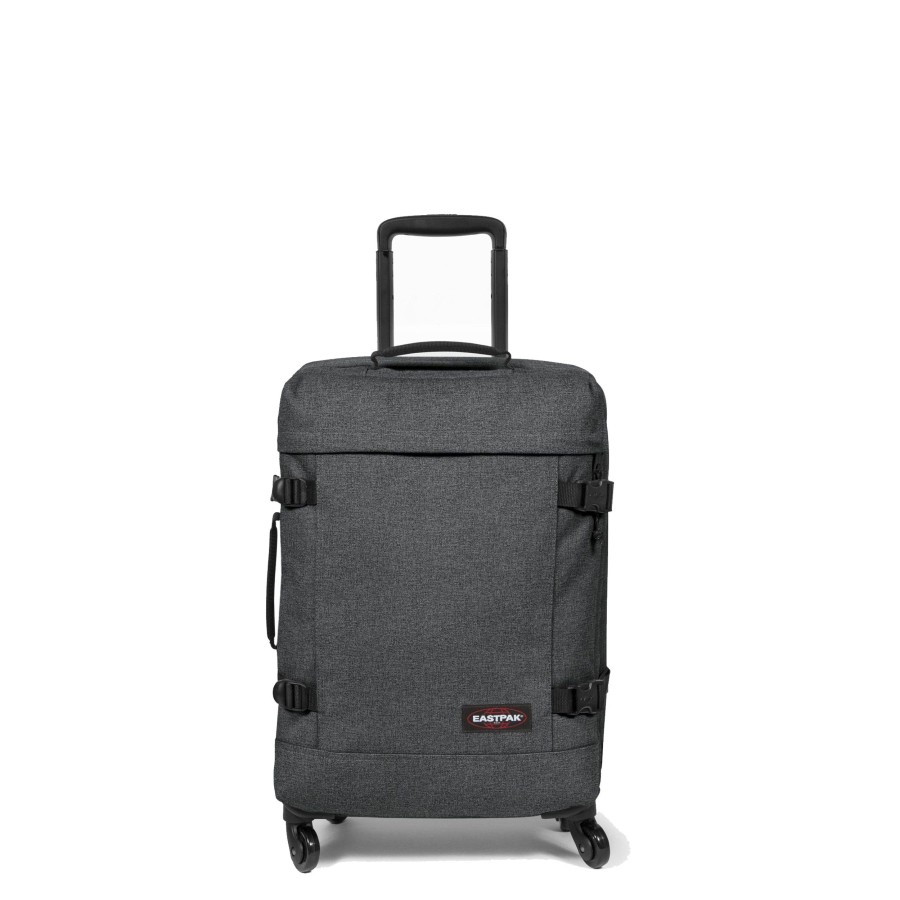 Bagages Eastpak Valise 4 Roues Souple | Valise Cabine 55Cm Trans4 S Eastpak Black Denim