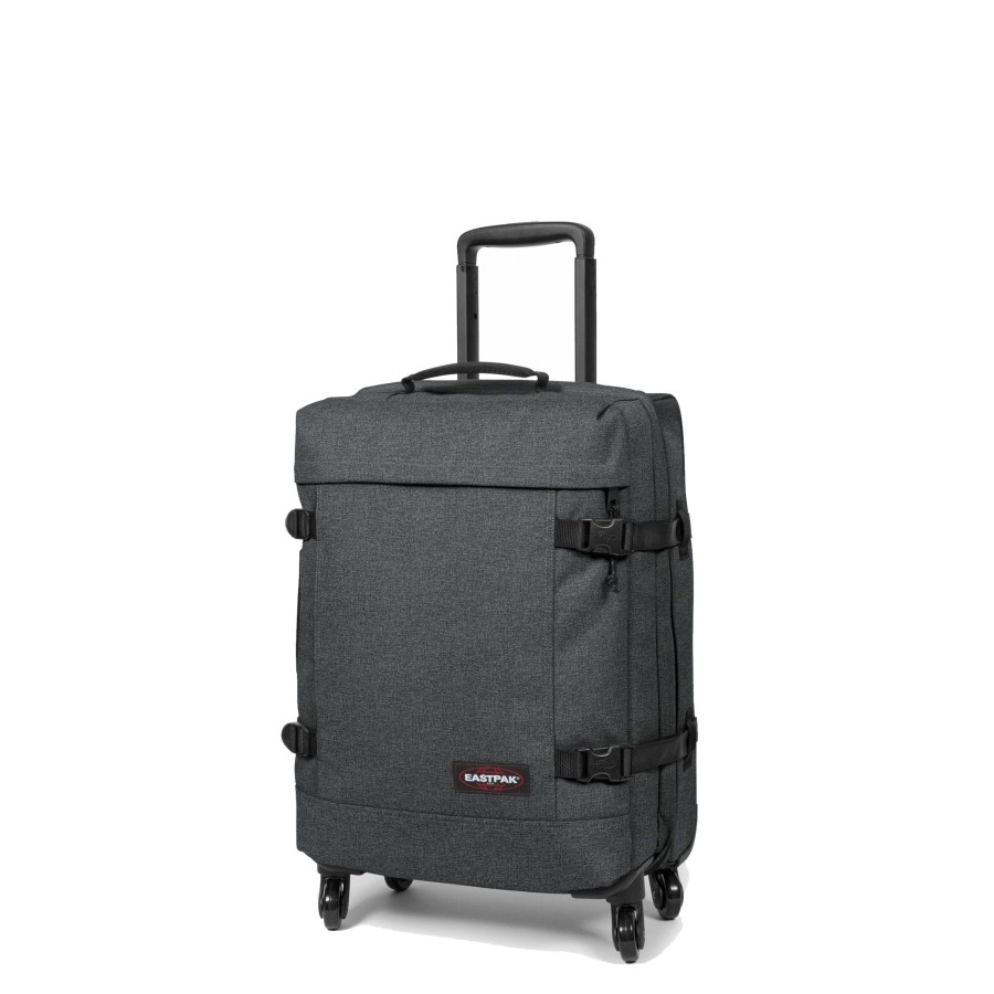 Bagages Eastpak Valise 4 Roues Souple | Valise Cabine 55Cm Trans4 S Eastpak Black Denim