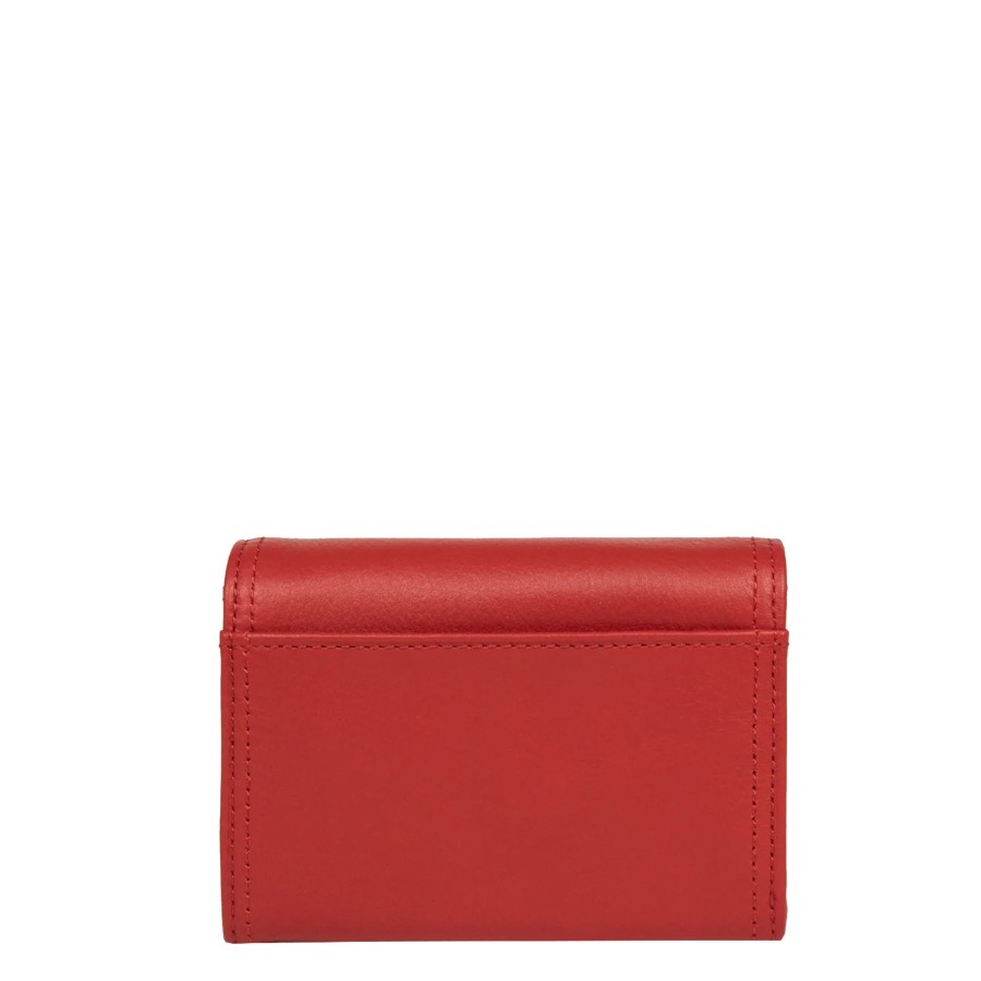 Femme Lancaster Portefeuille | Portefeuille En Cuir Soft Vintage Nova Lancaster Rouge