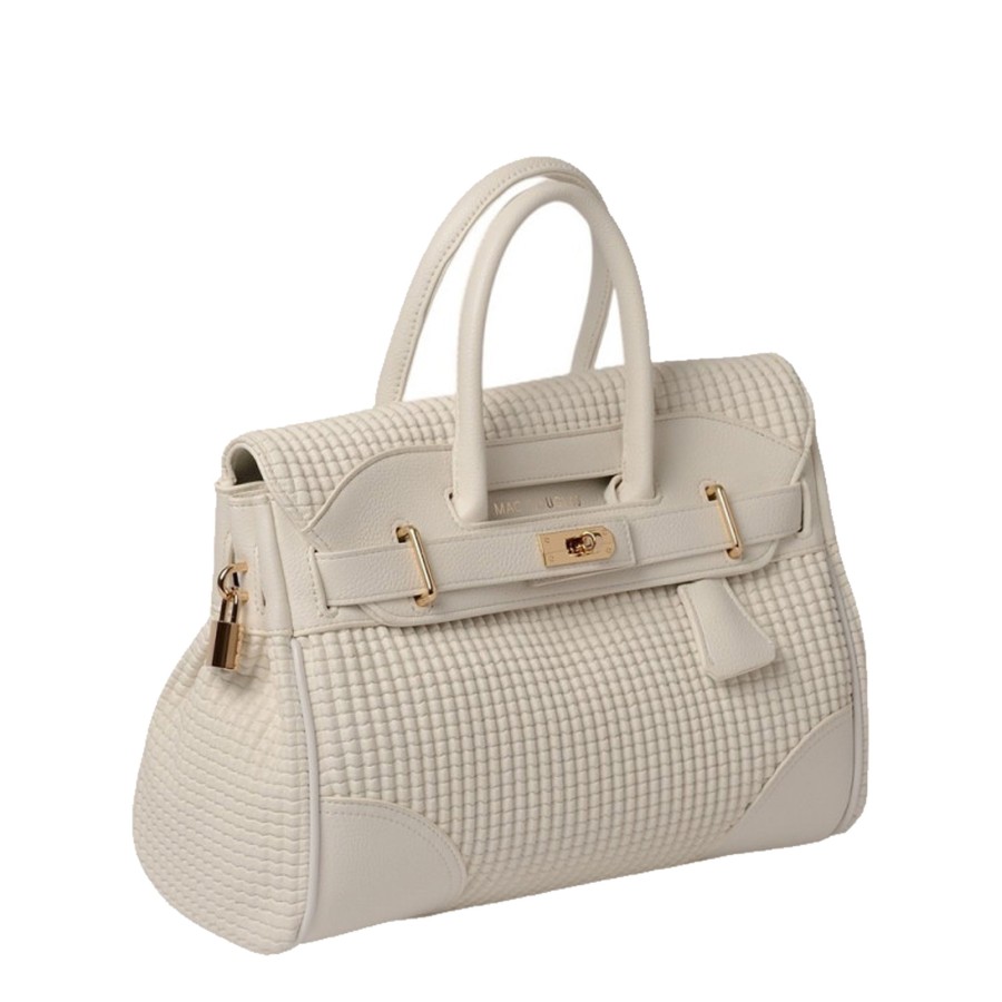 Femme Mac Douglas Sac Porte Main | Sac A Main Pyla Xs Bryan Mac Douglas Blanc