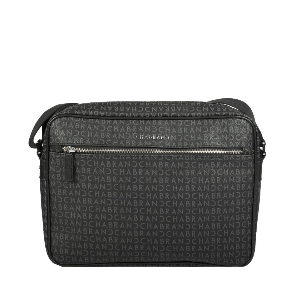 Homme Chabrand Sac Reporter/Gibeciere | Reporter Logote Noir Freedom Chabrand