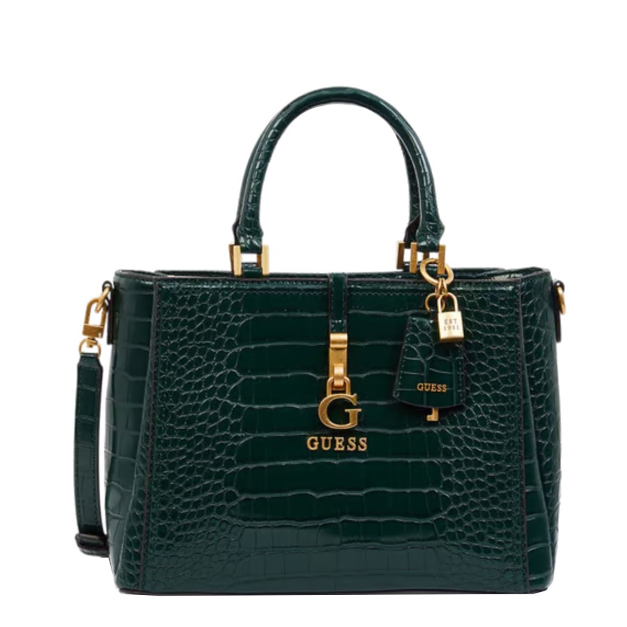 Femme Guess Sac Porte Main | Sac A Main G. James Guess Vert