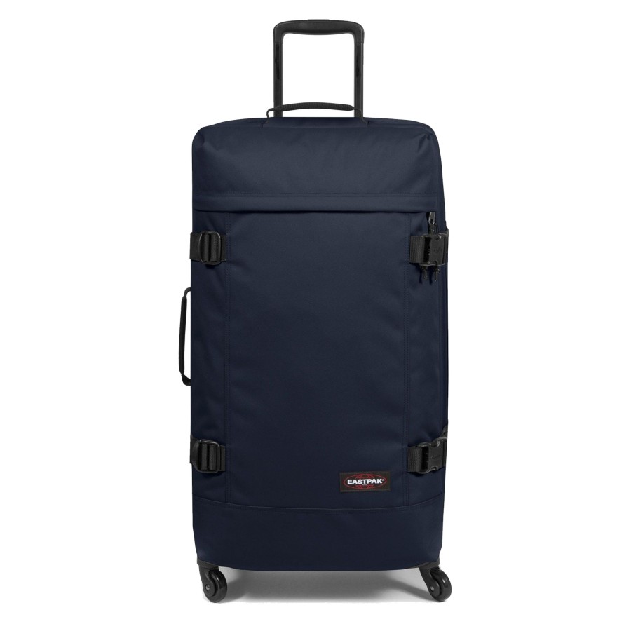 Bagages Eastpak Valise 4 Roues Souple | Valise 4 Roues 75Cm Trans4 L Eastpak Bleu Marine