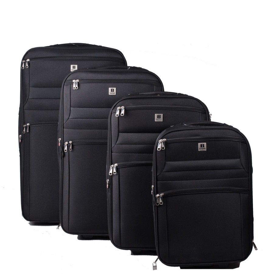 Bagages Bemon Valise 2 Roues Souple | Lot De 4 Valises 55 65 75 85 Cm Bemon