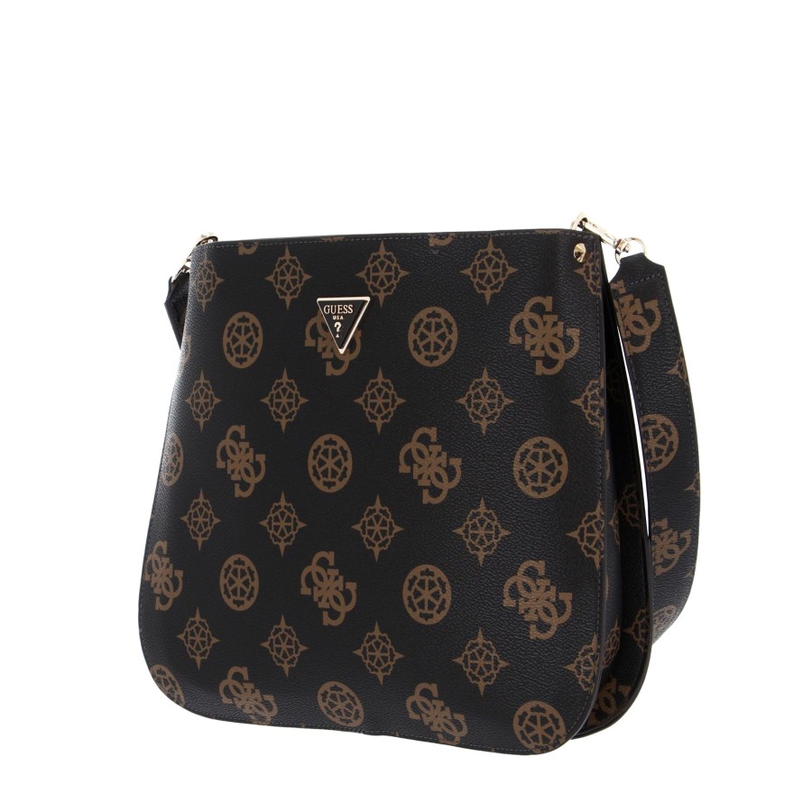 Femme Guess Sac Porte Bandouliere / Porte Travers | Grand Sac Travers Meridian Guess