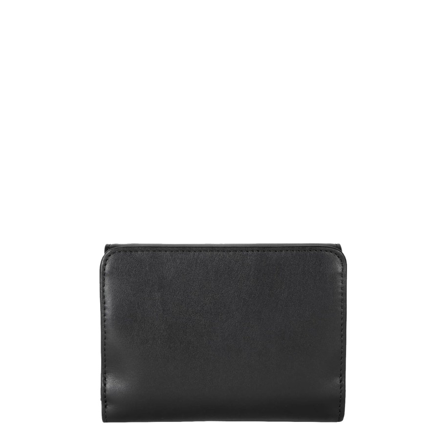 Femme Lancaster Portefeuille | Portefeuille En Cuir Paris Pm Lancaster Noir