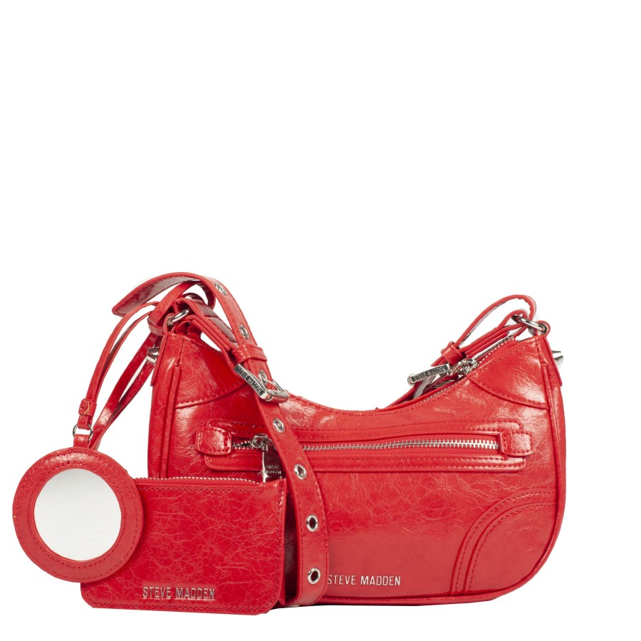 Femme Steve Madden Sac Porte Bandouliere / Porte Travers | Sac Travers Bests Steve Madden Rouge