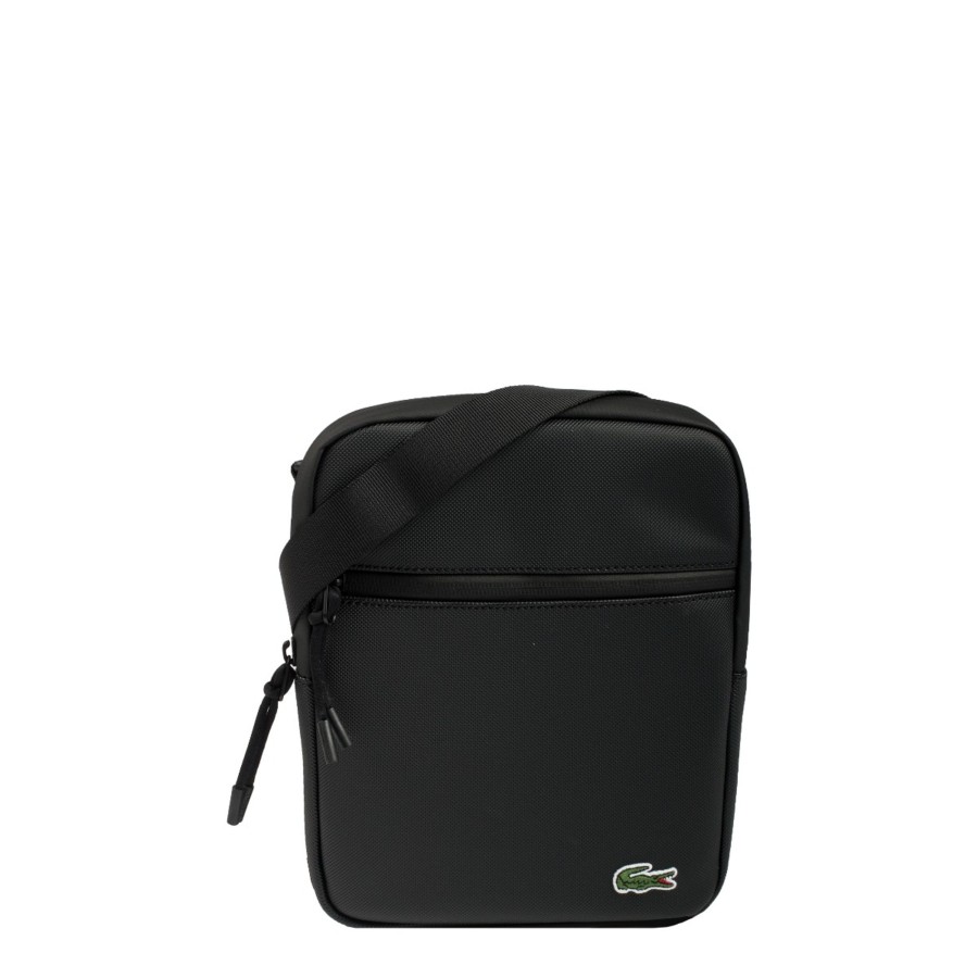 Homme Lacoste Sacoche Bandouliere | Sacoche Lcst Lacoste Noir