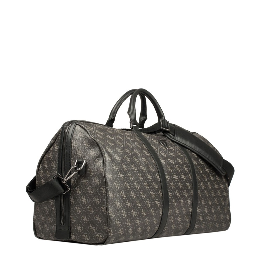 Homme Guess Sac De Voyage | Sac Week-End Vezzola Guess Noir