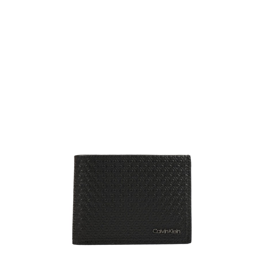 Homme Calvin Klein Portefeuille | Portefeuille Cuir Minimalism Calvin Klein