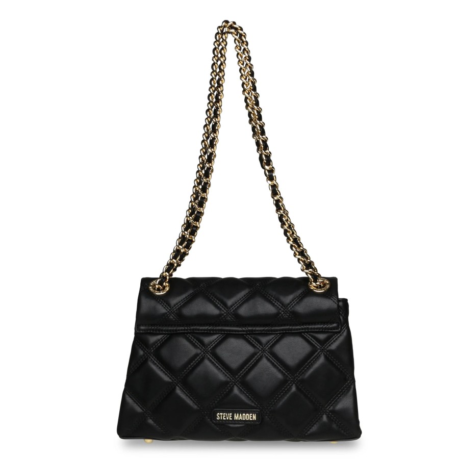 Femme Steve Madden Sac Porte Bandouliere / Porte Travers | Sac Epaule Jolene Steve Madden Noir