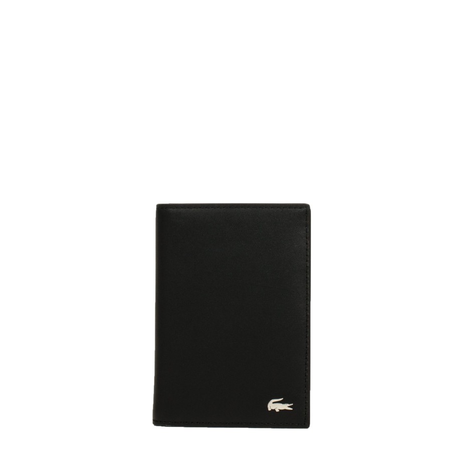 Homme Lacoste Portefeuille | Portefeuille En Cuir Fg Lacoste